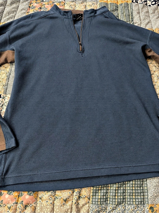 Prana Other - prAna Men's Blue Quarter-Zip Polo Size XL